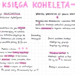 Mądrość Koheleta: "Marność nad marnościami" to refleksja nad nietrwałością dóbr doczesnych, takich jak bogactwo, uroda czy władza.