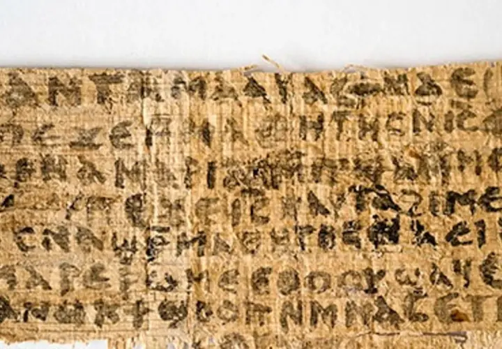 Fragment papirusu z greckim pismem, który może zawierać odpowiedź na pytanie, czy Jezus miał żonę.