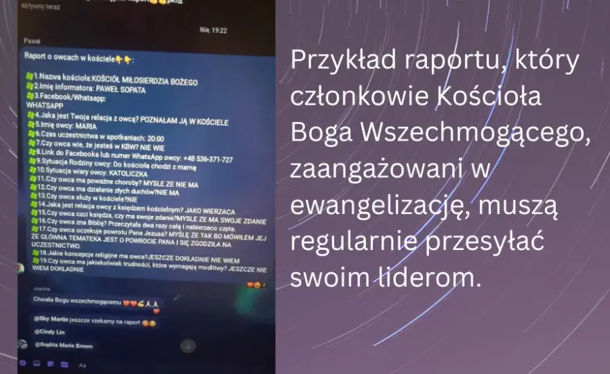 Kościół Boga Wszechmogącego - analiza zagrożeń i technik manipulacji sekty