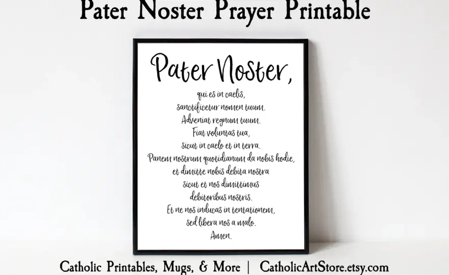 Pater noster po łacinie - tekst, wymowa i pełne znaczenie
