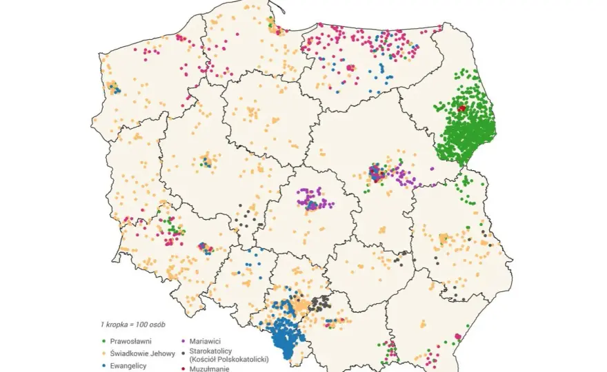 Religia w Polsce - Jaka jest prawdziwa mapa wyznań?