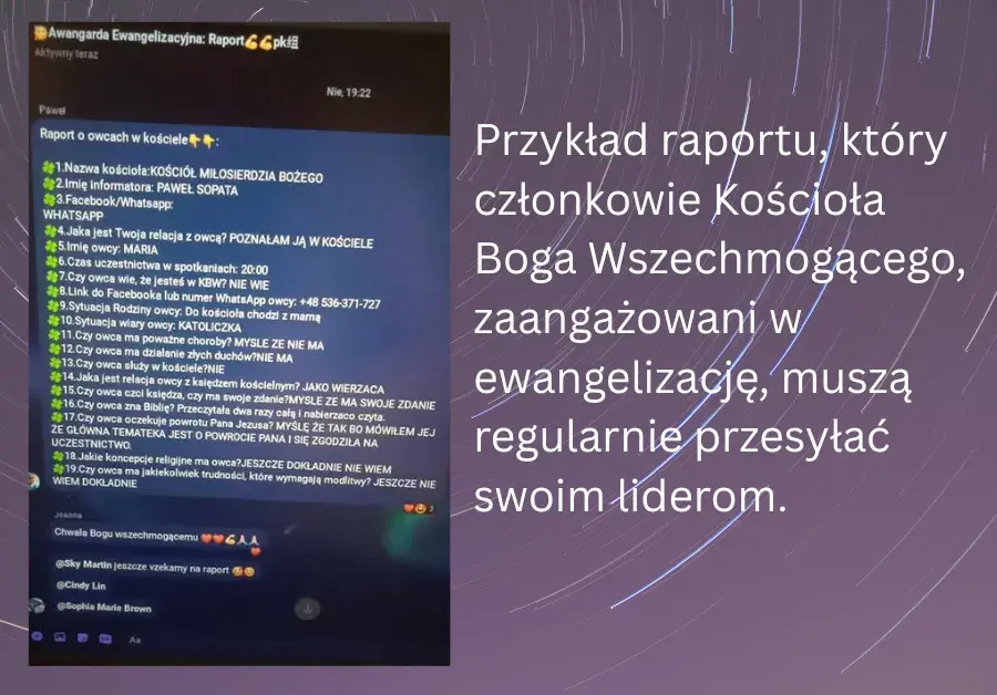 Kościół Boga Wszechmogącego - analiza zagrożeń i technik manipulacji sekty