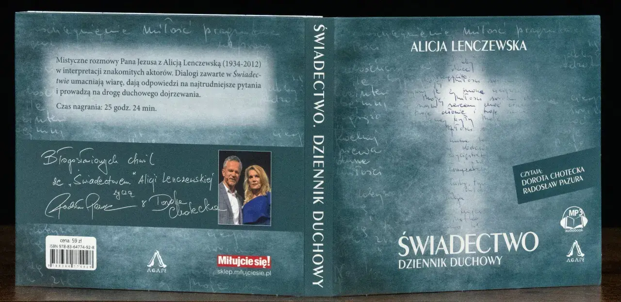 Alicja Lenczewska przepowiednie dla Polski w audiobooku "Świadectwo. Dziennik Duchowy".